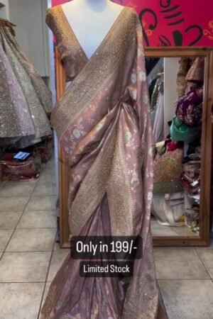 Banarasi Silk Printed Heavy Saree