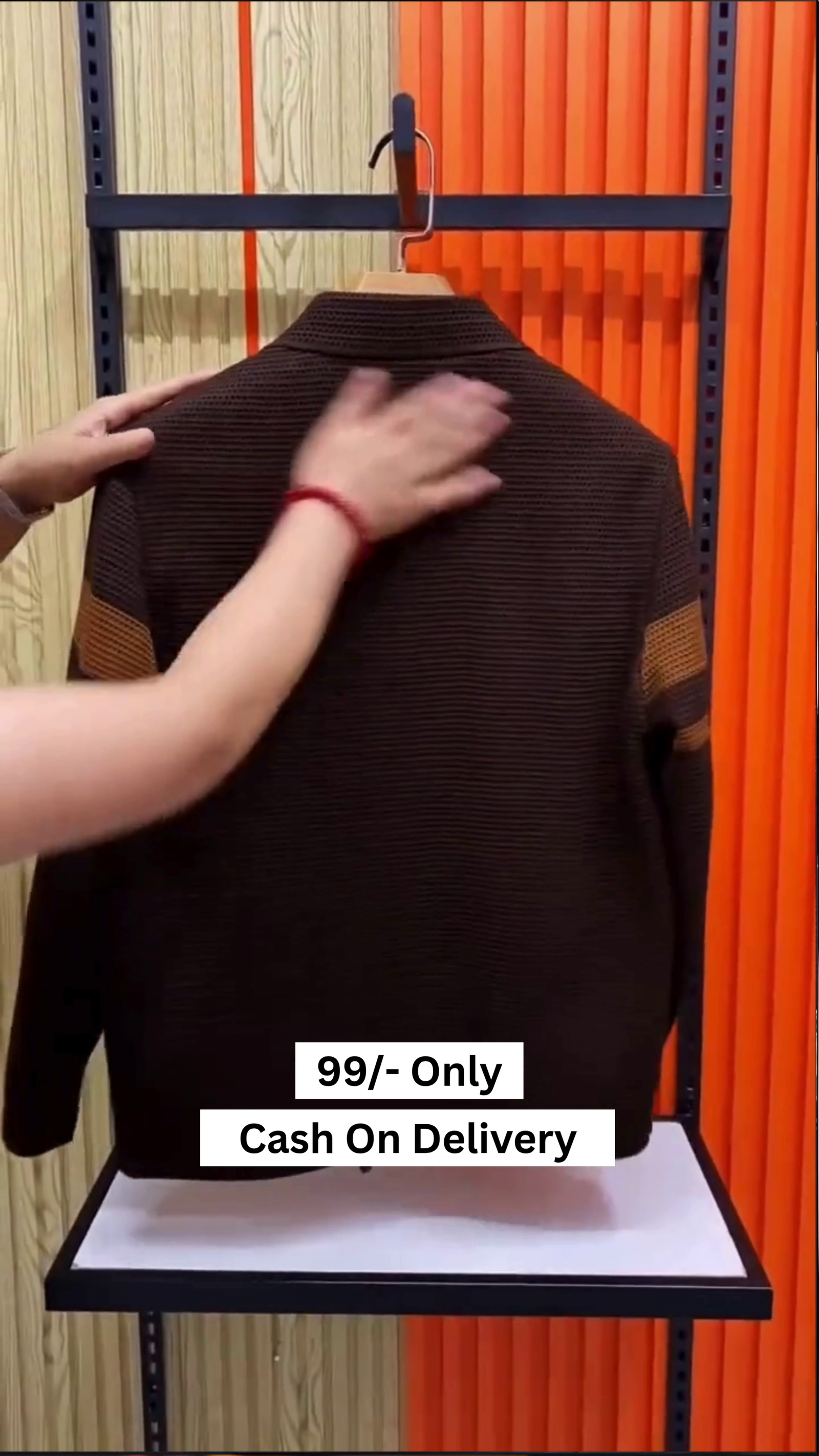 Men's Casual Patterned Sweater Jacket - Image 3