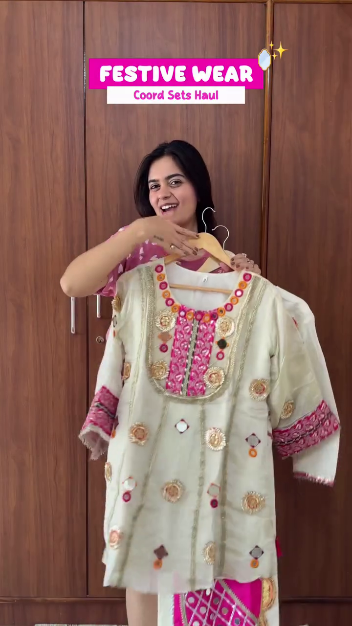 PREMIUM TISSUE SILK GOTTA CO-ORD WITH POTLI - Image 14