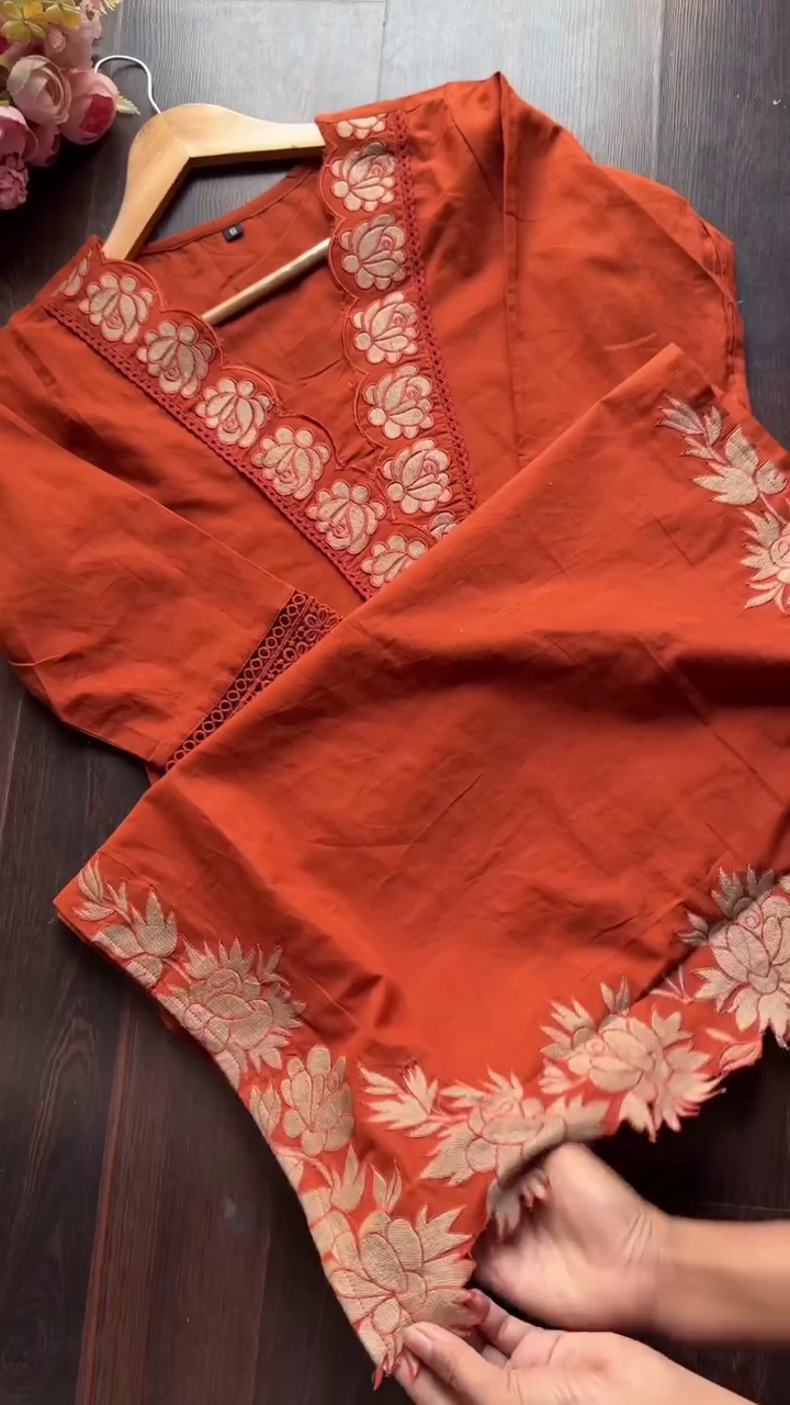 Women Ethnic Motifs Printed Kurta with Trousers & Dupatta - Image 11