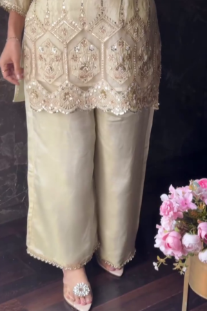 Pure Shimmer tissue stitched Skirt