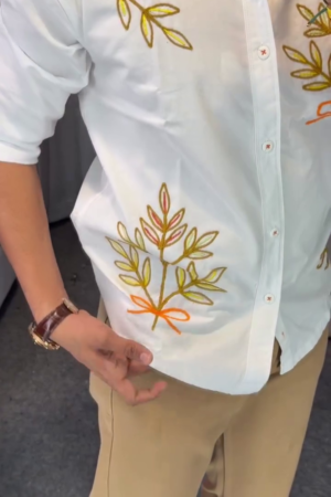 Men Embroidered Lightweight Shirts